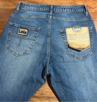 Pantalón Vaquero Lois Blue Jeans Talla 29.