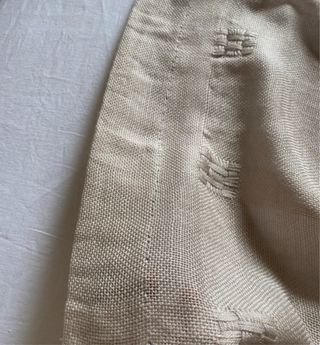 tenda  tessuto corposo color nocciola