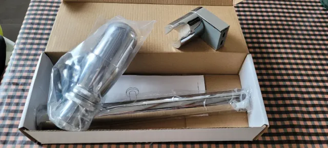 Sifón botella cromado