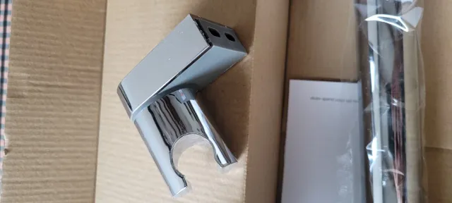 Sifón botella cromado