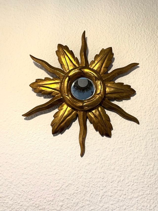 SPECCHIO SOLE IN LEGNO