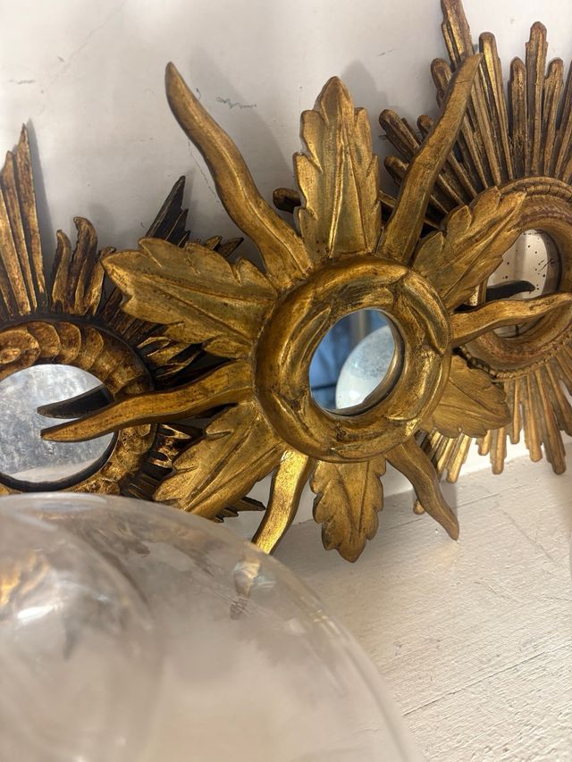 SPECCHIO SOLE IN LEGNO