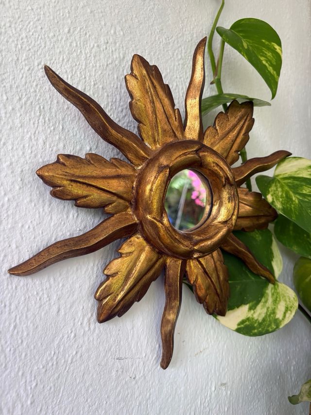 SPECCHIO SOLE IN LEGNO