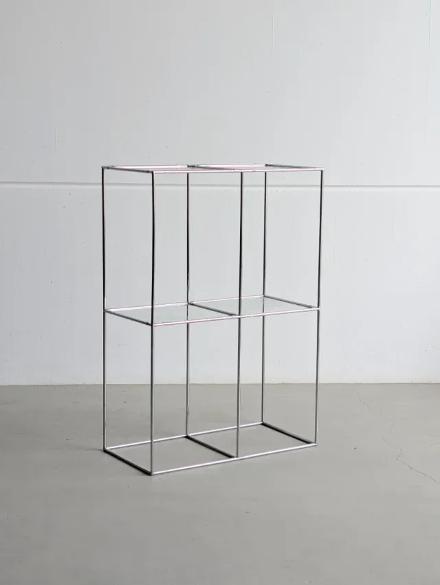 Scaffalatura cromata Poul Cadovius anni '60