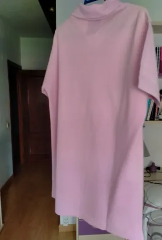 Polo Zara Basic Rosa Talla L