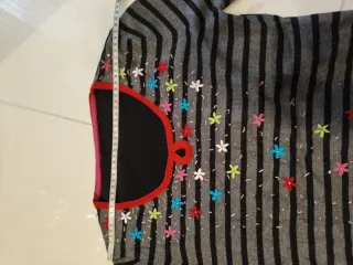 Maglia donna vintage lana righe