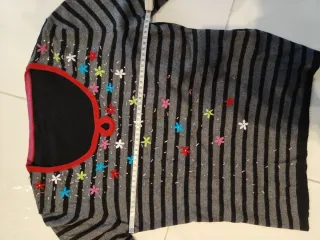 Maglia donna vintage lana righe