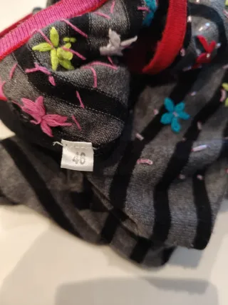 Maglia donna vintage lana righe