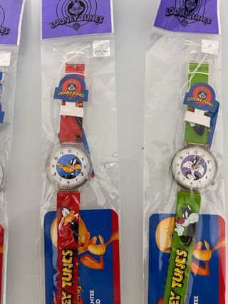 Lotto 5 orologi Looney Tunes vintage