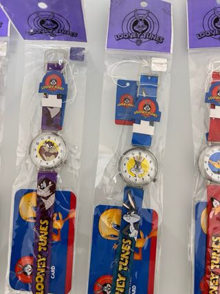 Lotto 5 orologi Looney Tunes vintage