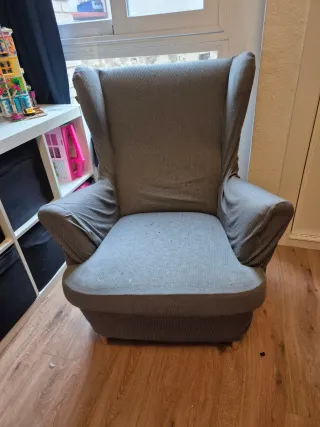 Poltrona relax Strandmon Ikea verde