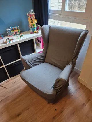 Poltrona relax Strandmon Ikea verde