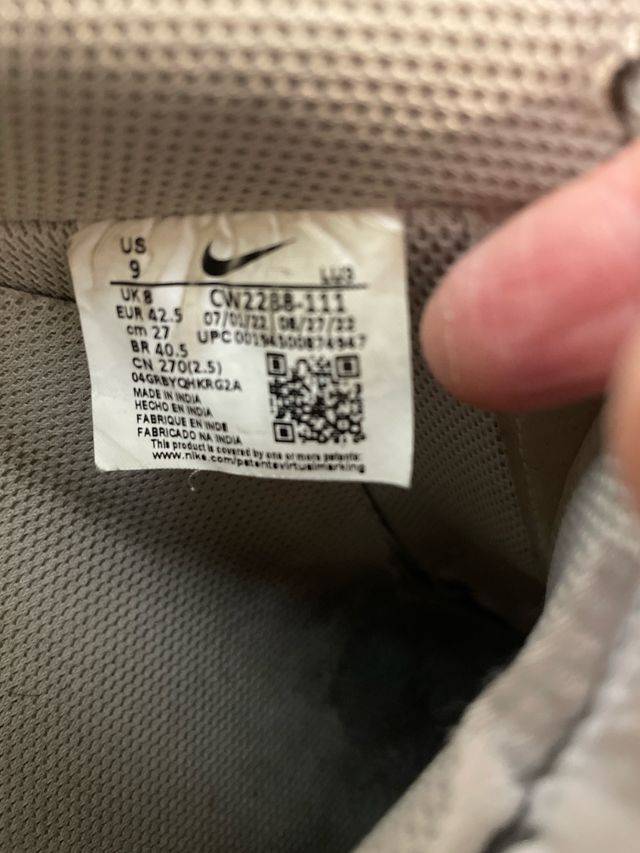 Zapatillas Nike Air Force 1 Blancas Talla 42,5