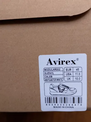 Scarpe Avirex grigie e bianche