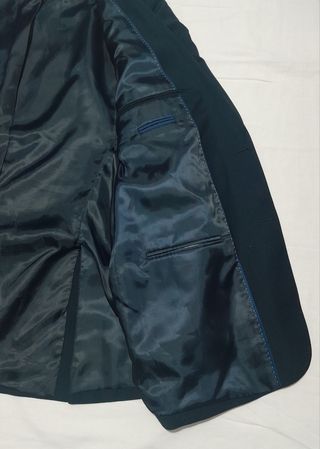 Chaqueta de traje azul marino hombre