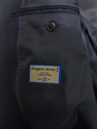 Chaqueta de traje azul marino hombre