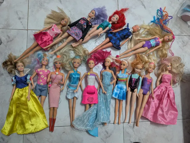 Lote Muñecas Barbie y Accesorios