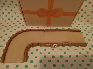 Set 2 pezzi strada dritto e curvo presepe Thun