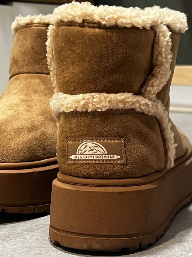 Botas de invierno beige/marrón