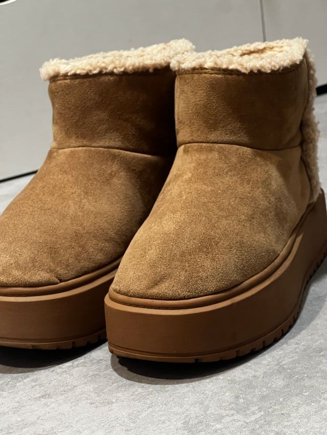 Botas de invierno beige/marrón