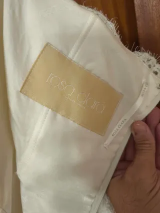 Vestido de Novia Rosa Clará Blanco