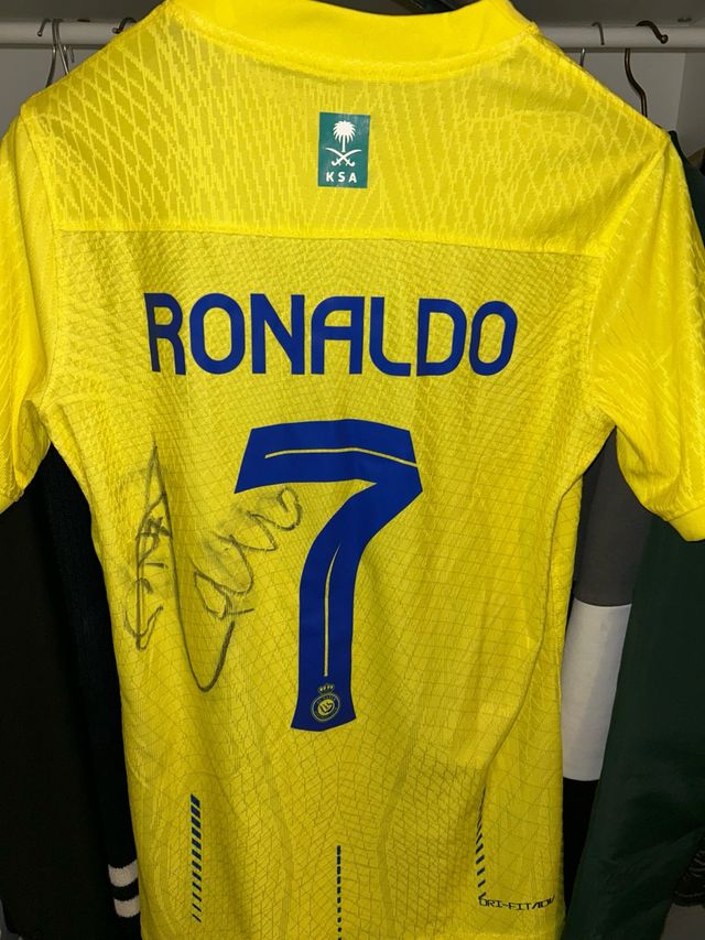 Maglia Al Nassr autografata Cristiano Ronaldo