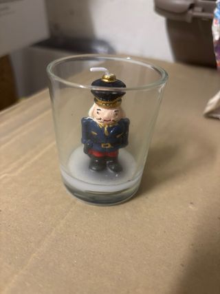 2 Candele di Natale - Soldatini Rosso e Blu