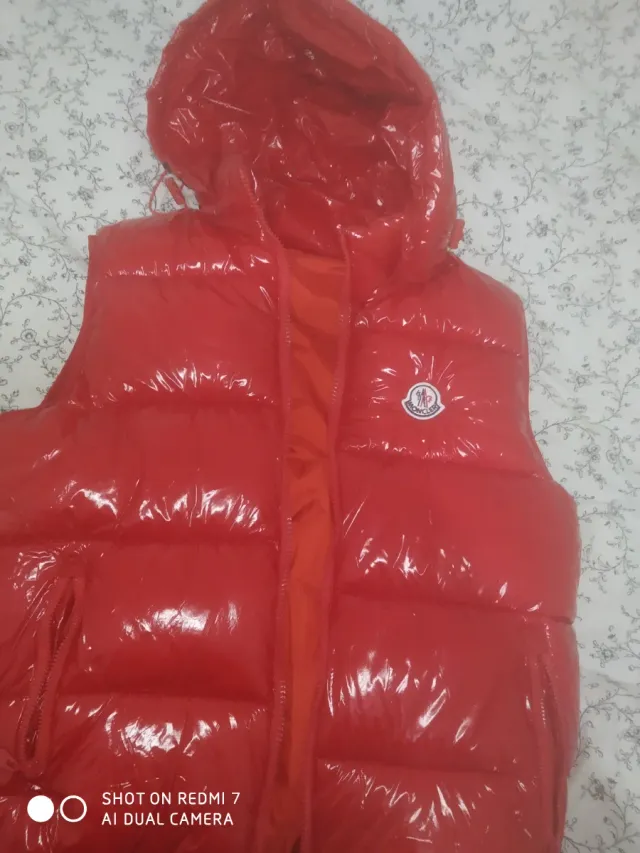 Chaleco Moncler Rojo Brillante