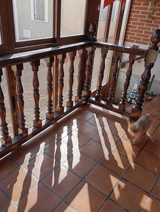 Barandilla de madera