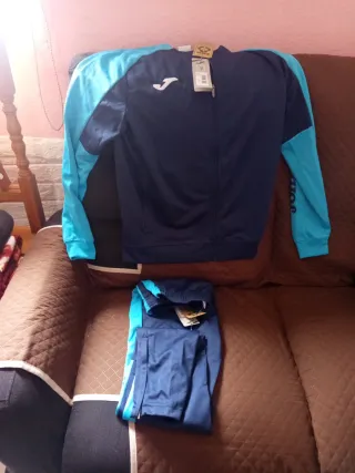 Chándal Joma Azul y Turquesa