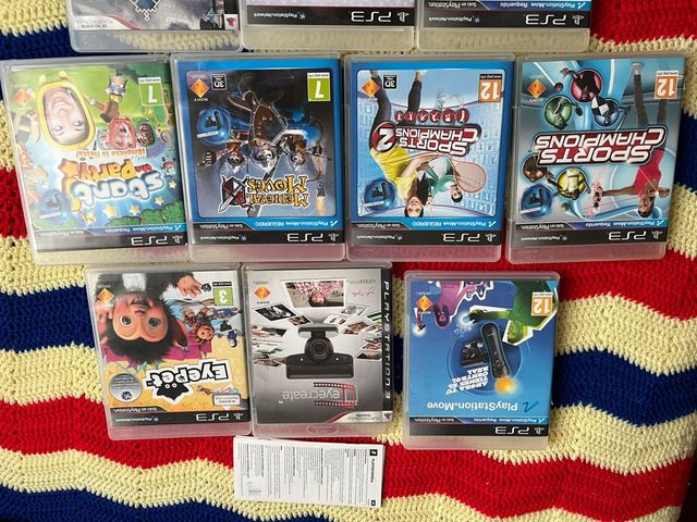 Lote 10 giochi PS3 Move