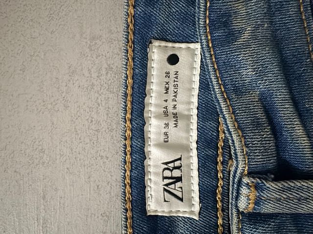 Pantalones campana vaqueros azules