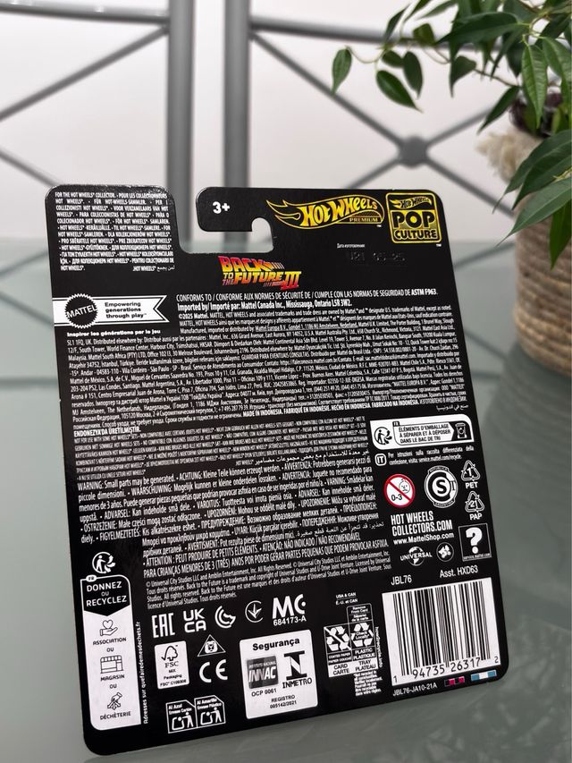 Hot Wheels premium regreso al futuro
