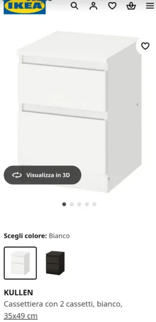 Cassettiera Kullen IKEA