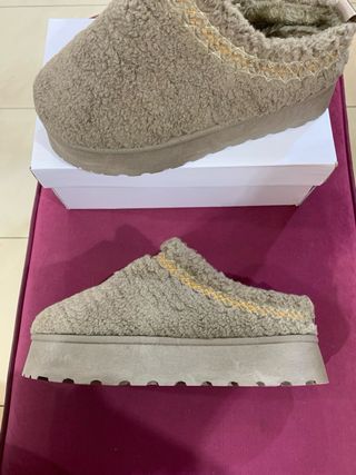 Sabot Platform pelosi grigi con plateau