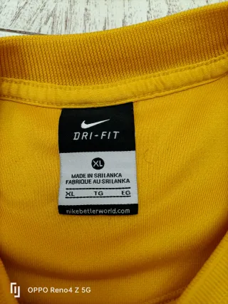 Maglia Nike Dry Fit Gialla