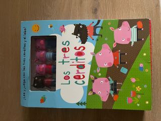 Libro 3 cerditos con figuras