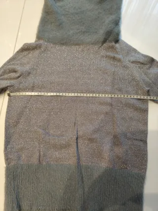 Maglione donna lamé e pelo taglia M