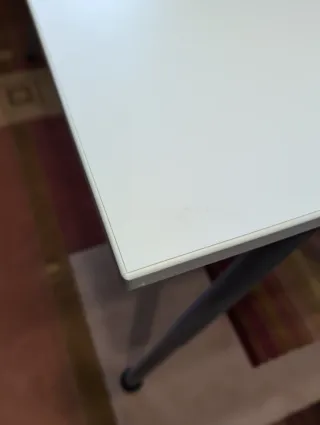 Mesa Escritorio Ikea Thyge Blanca Regulable