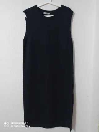 Vestido largo invierno Mango negro