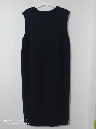 Vestido largo invierno Mango negro