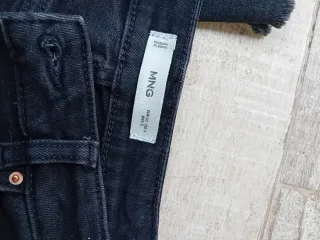Pantalón Mango Talla 38 Azul