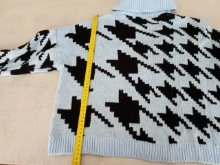 Maglioncino caldo fantasia pied-de-poule