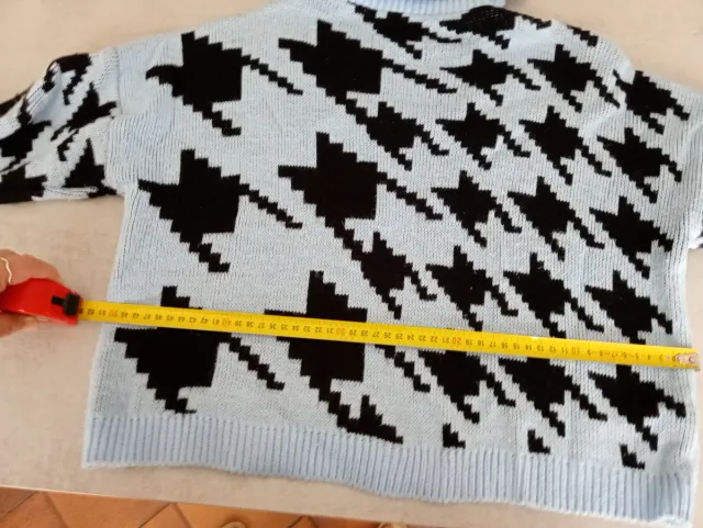 Maglioncino caldo fantasia pied-de-poule