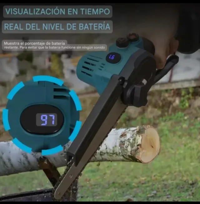 Motosserra a Bateria Recarregável de 8 Polegadas