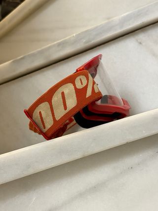 Gafas MX 100% Naranja y Rojo