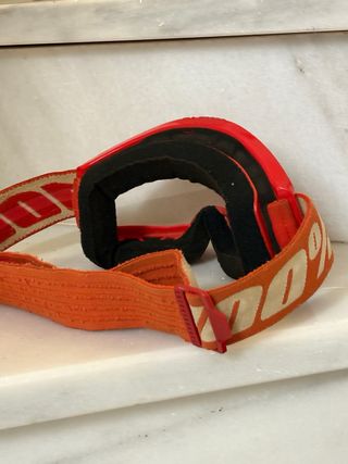 Gafas MX 100% Naranja y Rojo