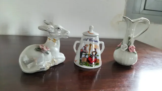 Lote 3 figuras cerámica