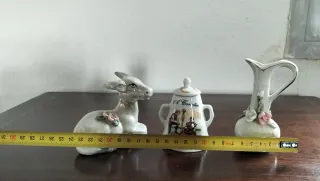 Lote 3 figuras cerámica