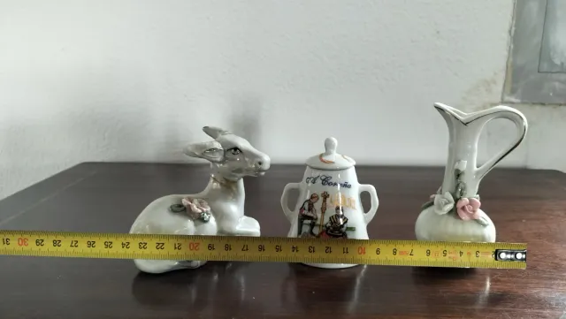 Lote 3 figuras cerámica
